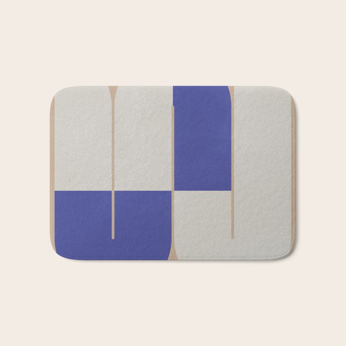 Modern geometric shapes 16 Bath Mat Gallery Image 1
