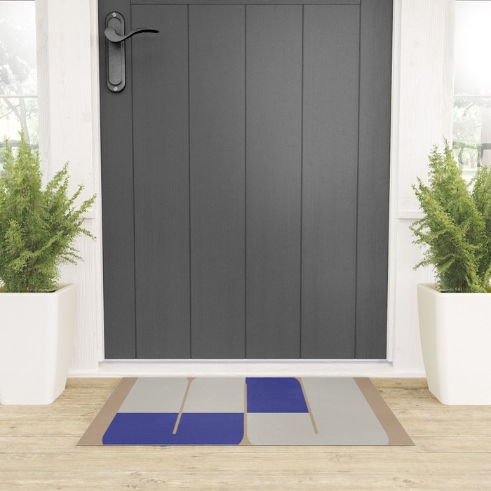 Modern geometric shapes 16 Welcome Mat Gallery Image 3