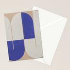 Modern geometric shapes 16 Stationery Card Gallery Image 2