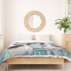 Dinosaur Riding Sharks Duvet Cover Gallery Image 3