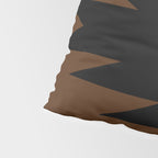 Geometric Southwestern Minimalism - Earthy Burnt Orange Pillow Sham Gallery Image 4