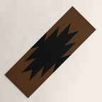 Geometric Southwestern Minimalism - Earthy Burnt Orange Yoga Mat Gallery Image 1