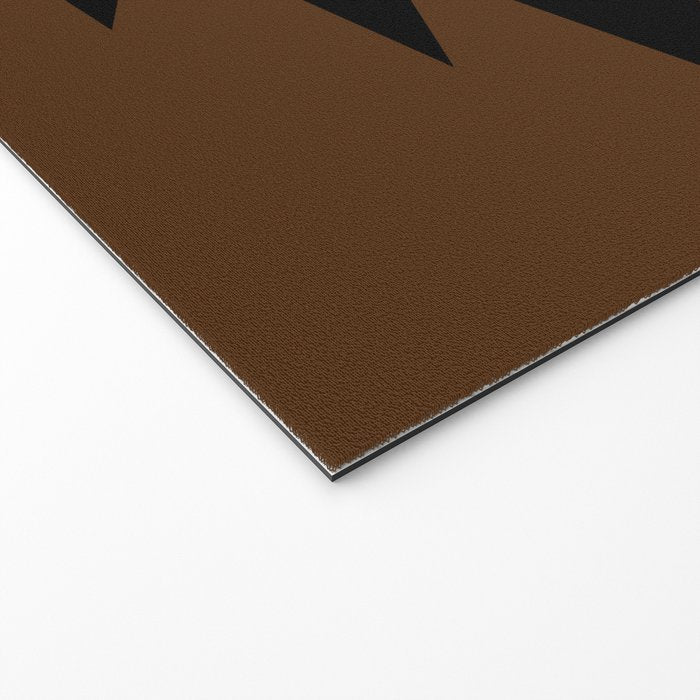 Geometric Southwestern Minimalism - Earthy Burnt Orange Welcome Mat Gallery Image 2