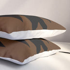 Geometric Southwestern Minimalism - Earthy Burnt Orange Pillow Sham Gallery Image 3