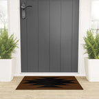 Geometric Southwestern Minimalism - Earthy Burnt Orange Welcome Mat Gallery Image 3