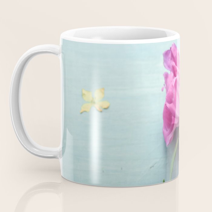 Happy Peony spring still life flower photography Coffee Mug Gallery Image 3