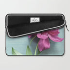 Happy Peony spring still life flower photography Laptop Sleeve Gallery Image 2