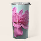 Happy Peony spring still life flower photography Travel Mug Gallery Image 2