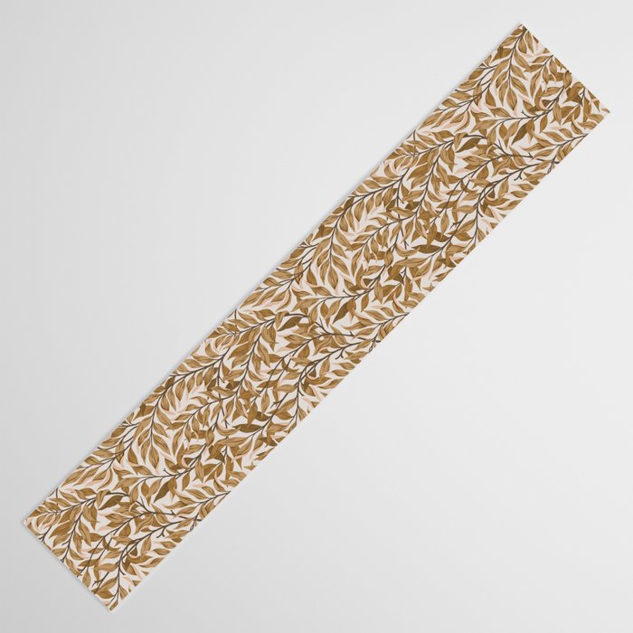  Autumn Botnica Foliage in Neutral Table Runner Gallery Image 3