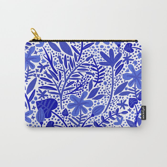 Blue Garden Carry All Pouch Gallery Image 1