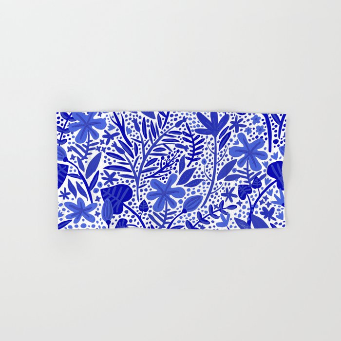 Blue Garden Bath Towel Gallery Image 1