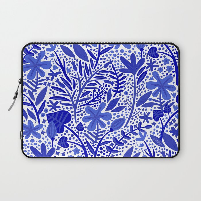 Blue Garden Laptop Sleeve Gallery Image 1