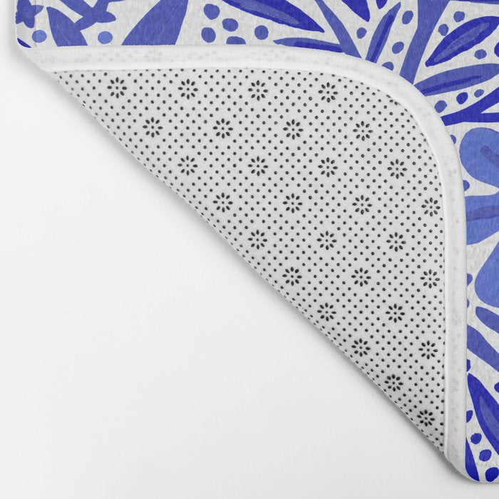 Blue Garden Bath Mat Gallery Image 2
