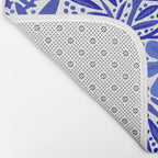 Blue Garden Bath Mat Gallery Image 2