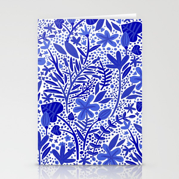 Blue Garden Stationery Card Gallery Image 1
