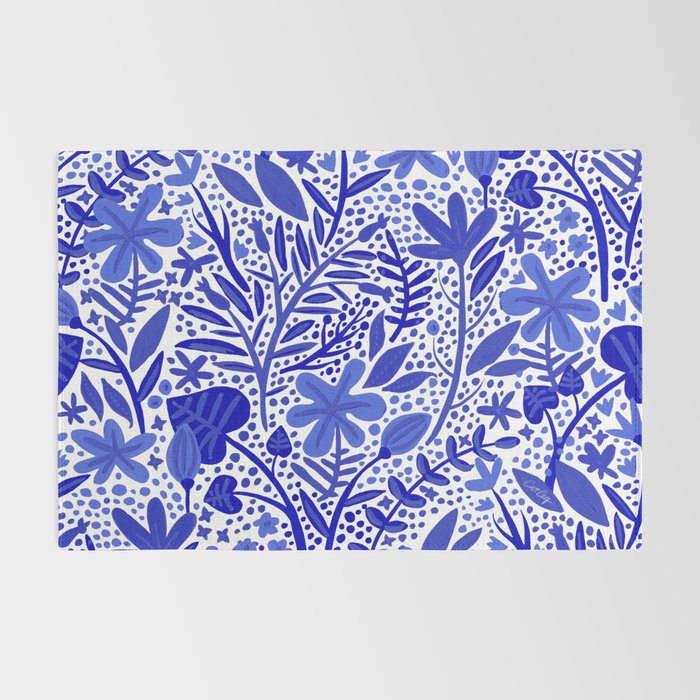 Blue Garden Rug Gallery Image 2