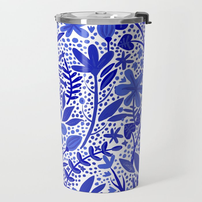 Blue Garden Travel Mug Gallery Image 2