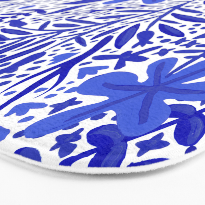 Blue Garden Bath Mat Gallery Image 3