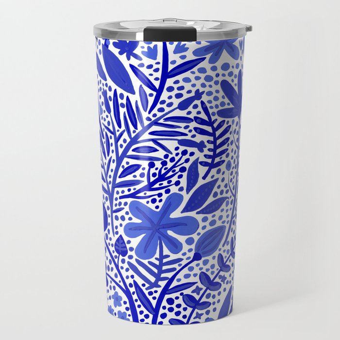 Blue Garden Travel Mug Gallery Image 1