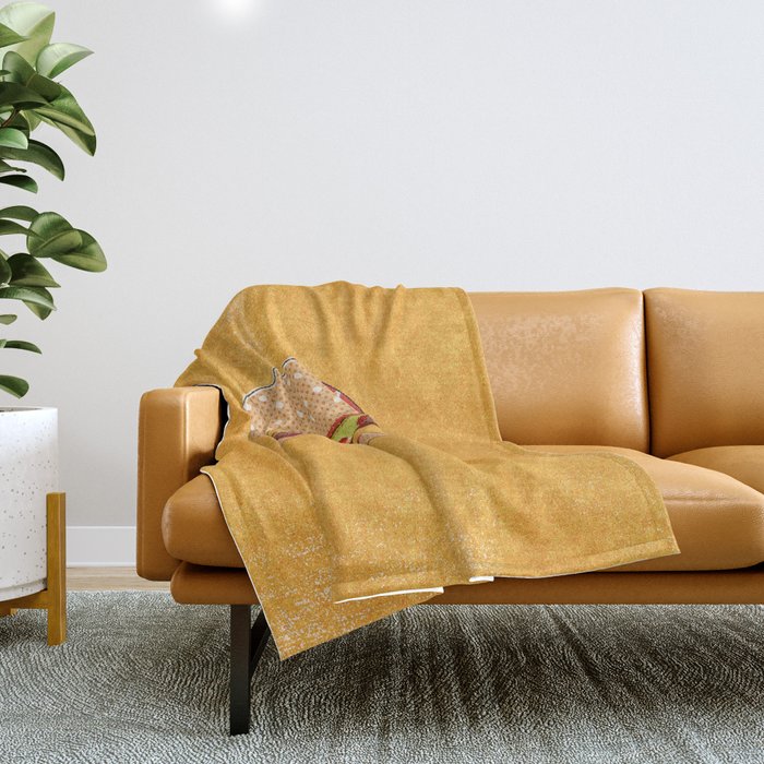 FAST FOOD / Burger Throw Blanket Gallery Image 1