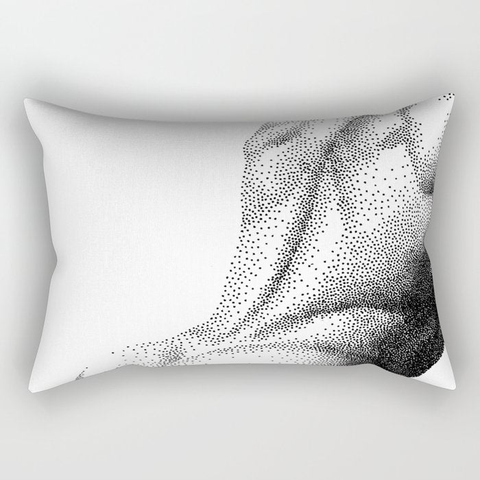 Looking Back - NOODDOODs Rectangular Pillow Gallery Image 1