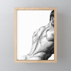 Looking Back - NOODDOODs Mini Art Print Gallery Image 1
