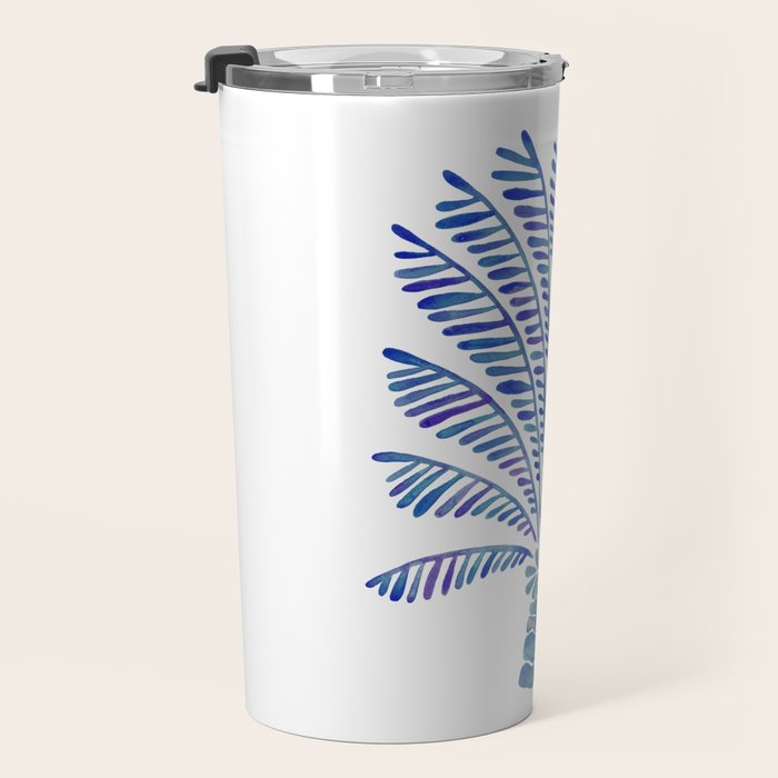Palm Tree - Navy Palette Travel Mug Gallery Image 3