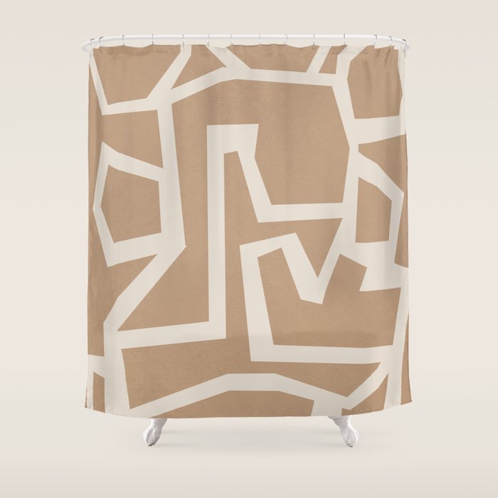 Fragmented Paths 2 Shower Curtain Gallery Image 1