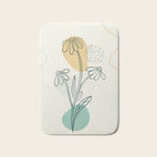 Little Line Flowers 2 Bath Mat Gallery Image 1