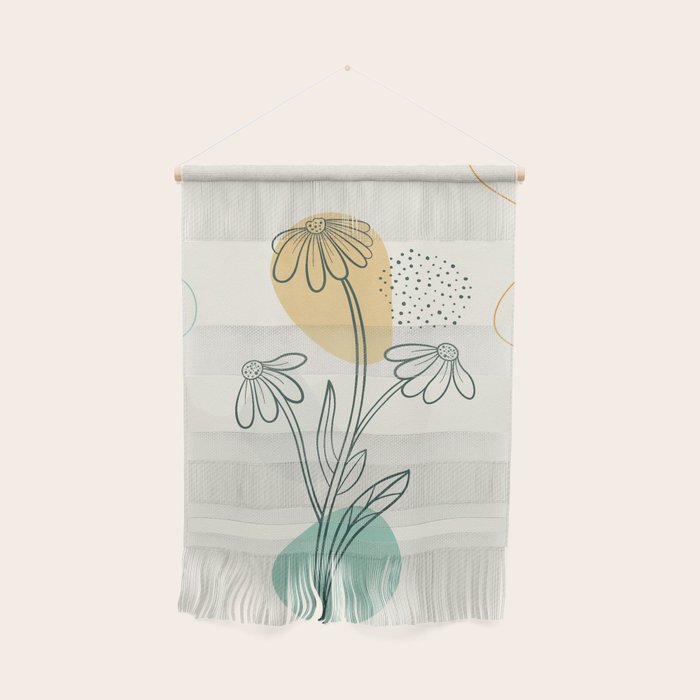 Little Line Flowers 2 Wall Hanging Gallery Image 1