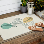 Little Line Flowers 2 Outdoor Rug Gallery Image 2