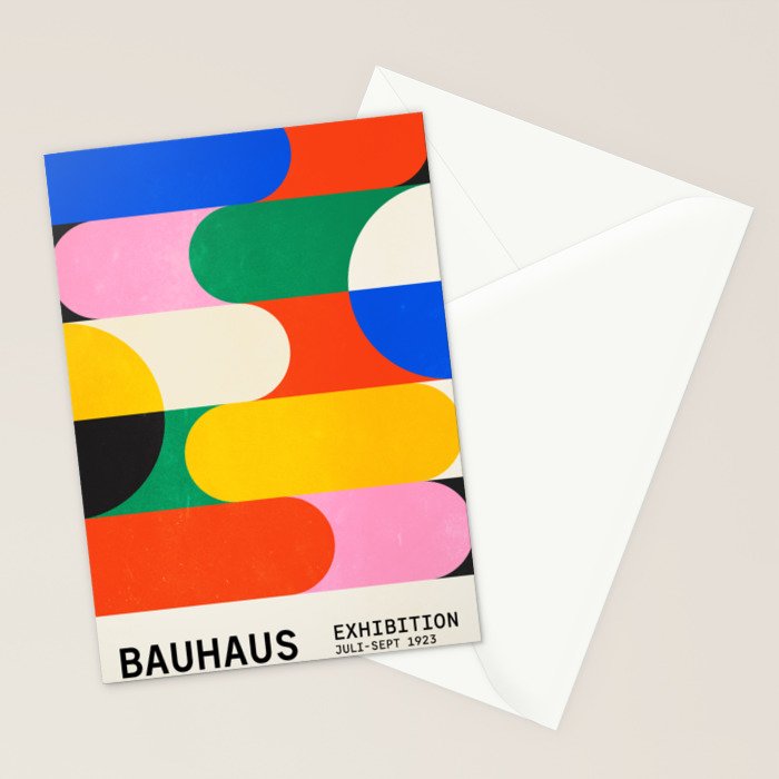 BAUHAUS 03: Exhibition 1923 | Mid Century Series  Stationery Card Gallery Image 2