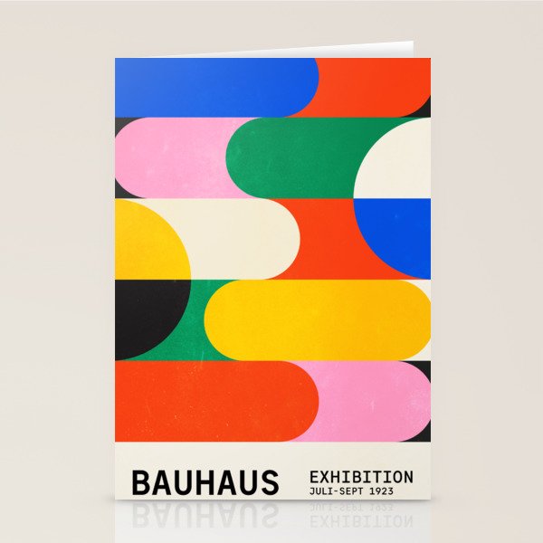 BAUHAUS 03: Exhibition 1923 | Mid Century Series  Stationery Card Gallery Image 2