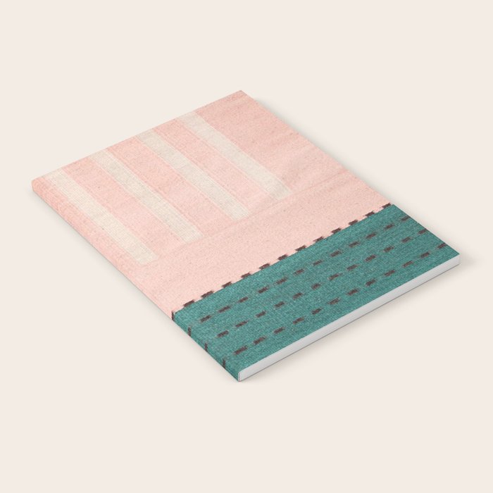 N28 - Anthropologie Traditional Moroccan Style Pink Texture Notebook Gallery Image 2