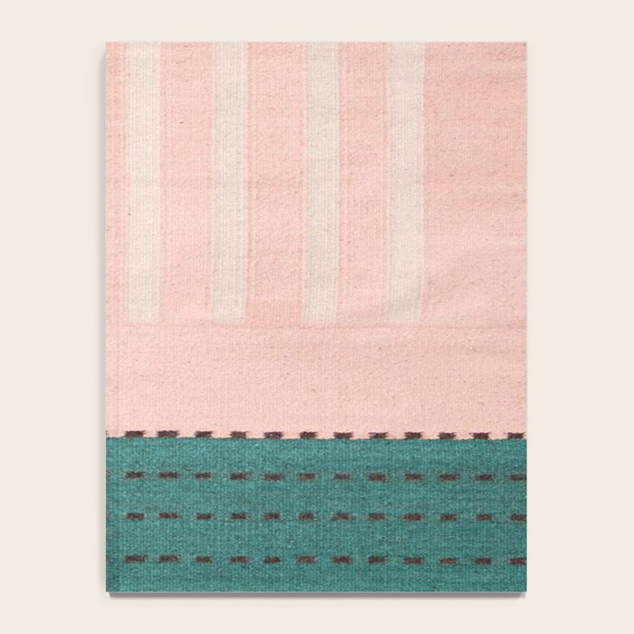 N28 - Anthropologie Traditional Moroccan Style Pink Texture Notebook Gallery Image 4