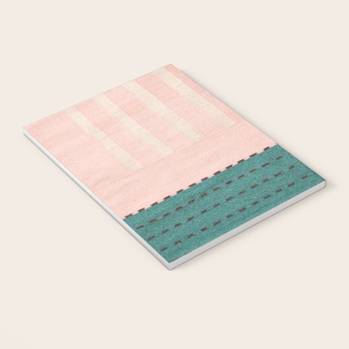 N28 - Anthropologie Traditional Moroccan Style Pink Texture Notebook Gallery Image 3