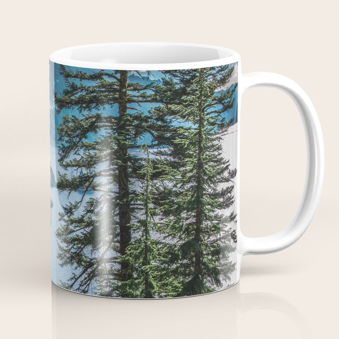 Blue Crater Lake Oregon in Summer Coffee Mug Gallery Image 1