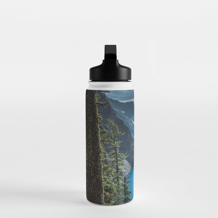 Blue Crater Lake Oregon in Summer Water Bottle Gallery Image 3