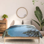 Blue Crater Lake Oregon in Summer Comforter Gallery Image 3