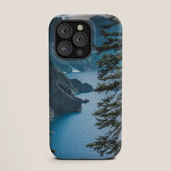 Blue Crater Lake Oregon in Summer iPhone Case Gallery Image 19