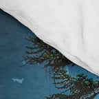 Blue Crater Lake Oregon in Summer Comforter Gallery Image 4