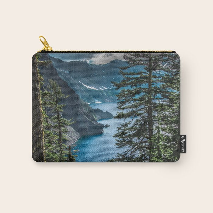 Blue Crater Lake Oregon in Summer Carry All Pouch Gallery Image 1