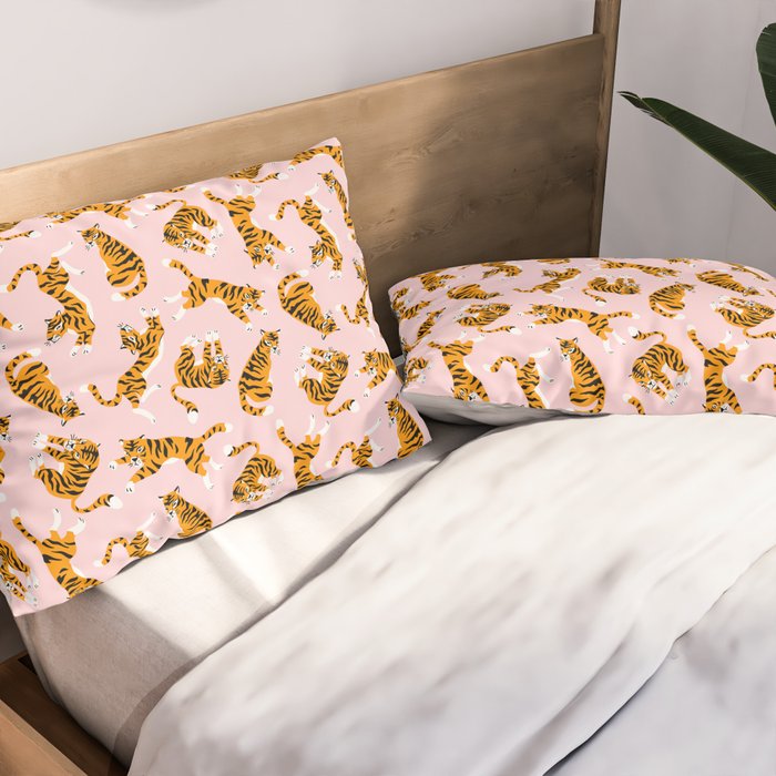 Cute tigers Pillow Sham Gallery Image 2