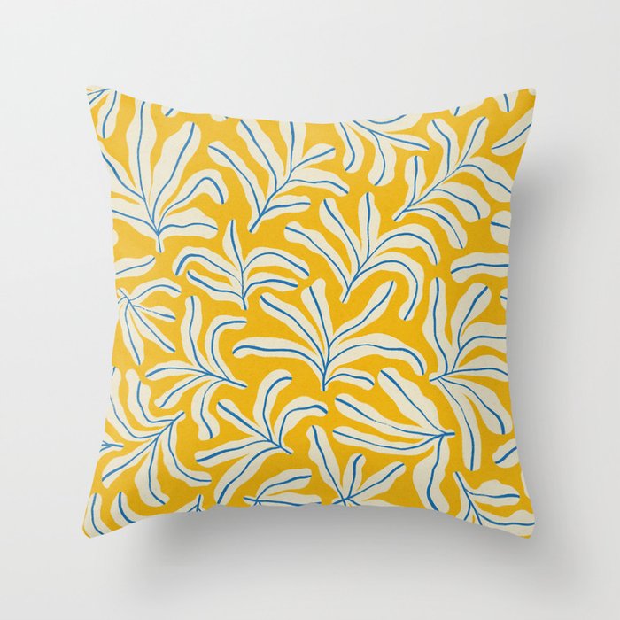 Lazy Summer Pattern #1 Throw Pillow Gallery Image 1