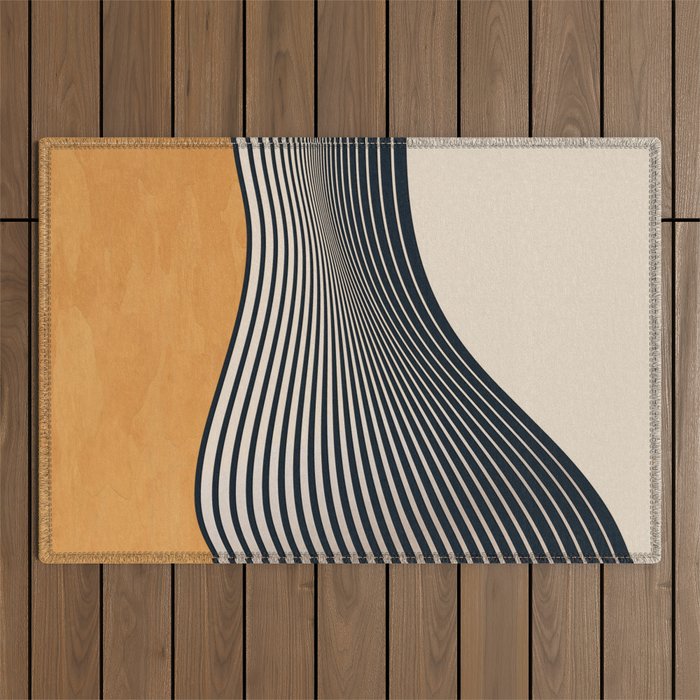 abstract minimal 74 Outdoor Rug Gallery Image 1