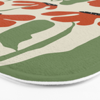 Cute smiley flowers  Bath Mat Gallery Image 3