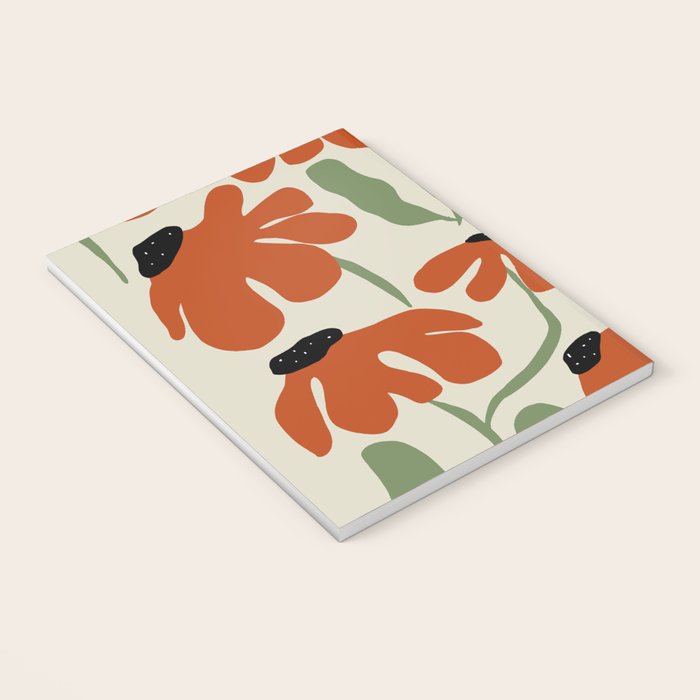 Cute smiley flowers  Notebook Gallery Image 3