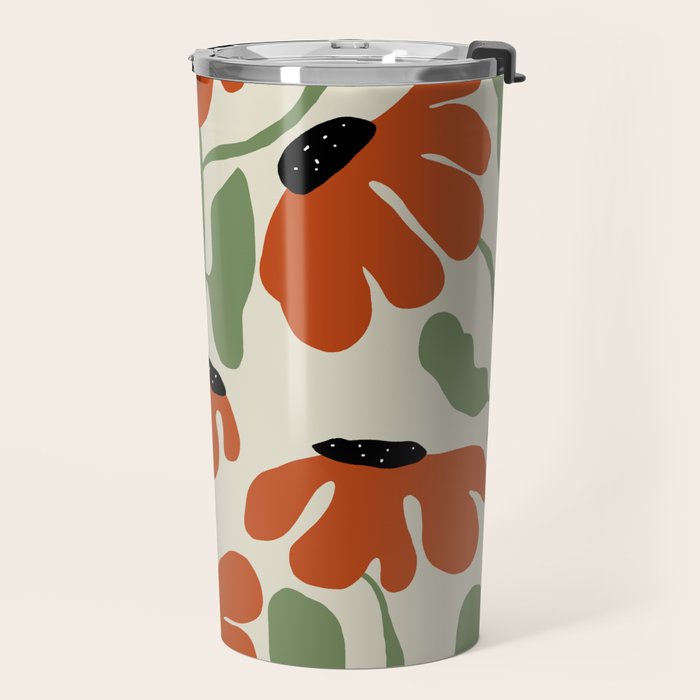 Cute smiley flowers  Travel Mug Gallery Image 2