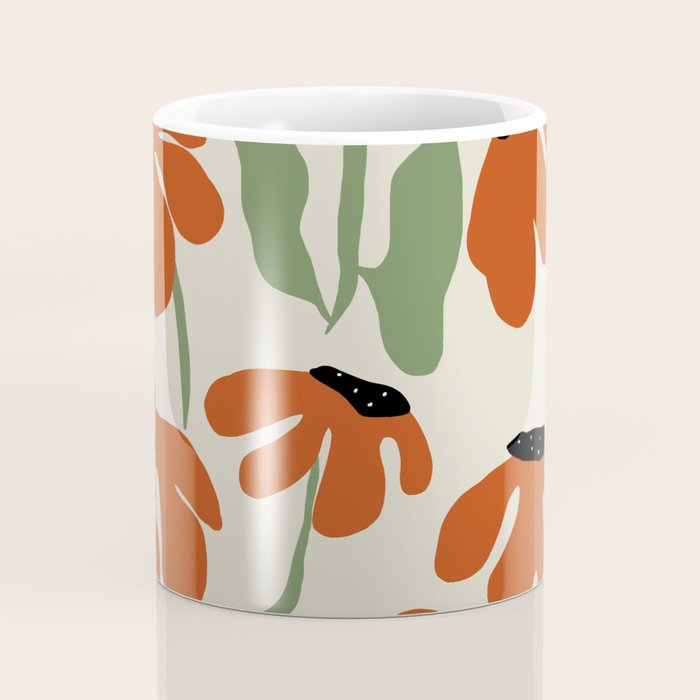Cute smiley flowers  Coffee Mug Gallery Image 4