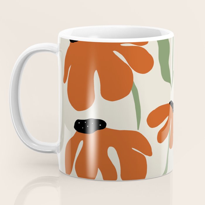 Cute smiley flowers  Coffee Mug Gallery Image 3